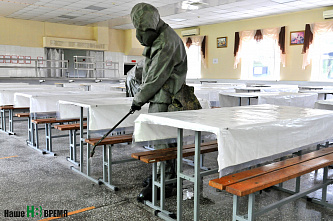 В Батайске «моют» призывной пункт.