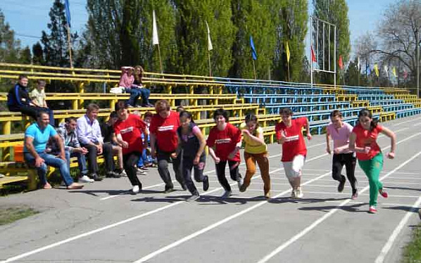 Спортсмены из села