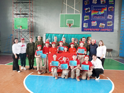 Большекрепинские юнармейцы отличились на «Зарнице 2.0.»