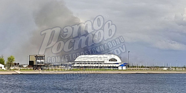 В левобережной части Ростова тушат очередной ландшафтный пожар