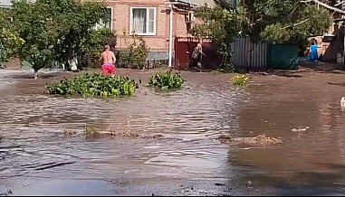 Нежданно-негаданно большая вода пришла в село Покровское
