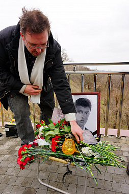 Митинг памяти Б. Немцова в Ростове-на-Дону