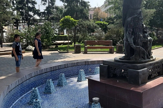 Большинство фонтанов в центре Ростова стоят сухие