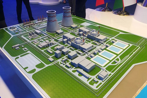 Макет будущей АЭС. Источник фото: atomic-energy.ru