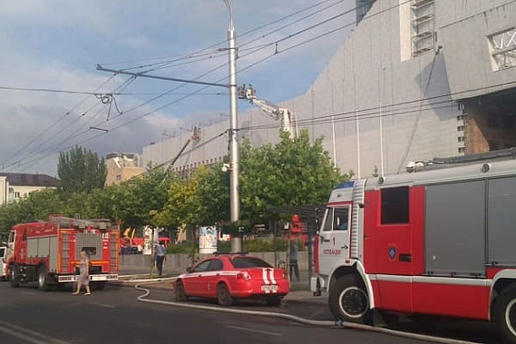 Пожар не нанес ущерба Музтеатру Ростова