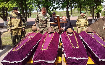 В Боковском районе перезахоронили останки 29 советских солдат и командиров