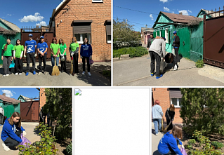  Ростов-на-Дону: в Ленинском районе продолжают благоустраивать территории у домов ветеранов Великой Отечественной войны