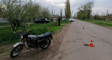 В Ростовской области столкнулись 13-летние скутерист и велосипедист