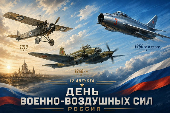 12 августа  Россия отмечает День Военно-воздушных сил