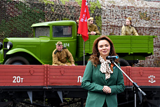 06 05 2026 Почти десять тысяч человек поприветствовали ретропоезд «Победа» в Ростове