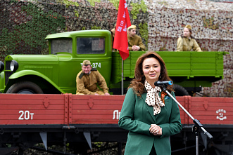 06 05 2026 Почти десять тысяч человек поприветствовали ретропоезд «Победа» в Ростове