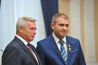 Вручение наград к Юбилею области