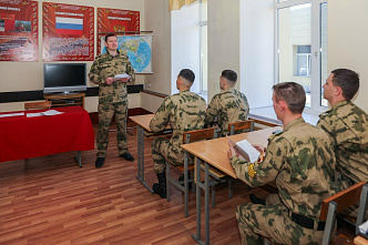 Курсанты Военной академии Росгвардии прошли стажировку на донской территории