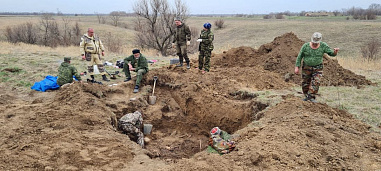 В Орловском районе найдены останки 26 безымянных солдат