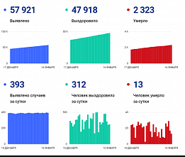 Коронавирус в Ростовской области: статистика на 16 января