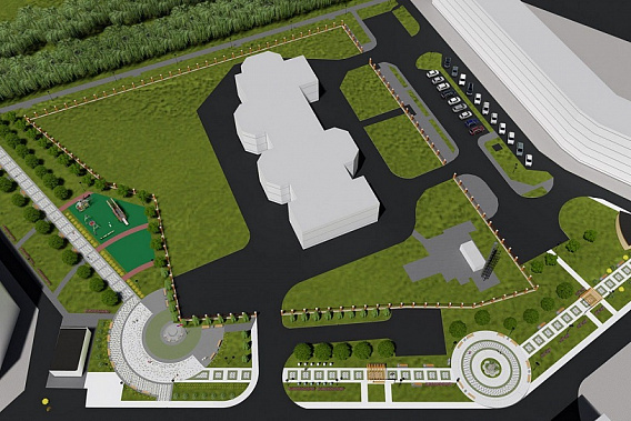 Один из проектов благоустройства общественного пространства. Источник фото: donland.ru.