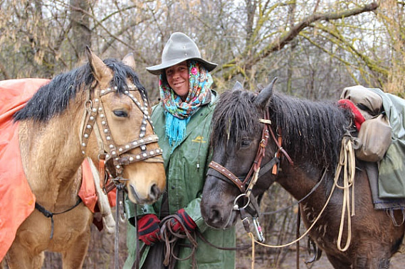 Шолоховский район посетила итальянка, скачущая из Монголии в Польшу