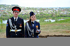 Рабочий визит накануне Победы