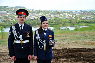 Рабочий визит накануне Победы