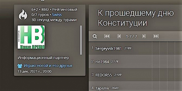 Донские шахматисты сыграют в «конституционные» шахматы