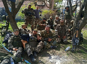 Казачьи отряды воюют на Донбассе