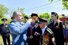 07 05 2025 Фронтовик Петр Голышкин получил звание Почетного гражданина Ростова-на-Дону