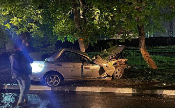 В Каменоломнях машина врезалась в дерево — водитель погиб