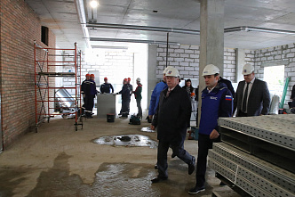 Детский хирургический центр возведен на треть