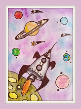 В Семикаракорске рисовали космос