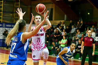 Баскетболистки БК «Пересвет-ЮФУ» на своей площадке обыграли новосибирское «Динамо»