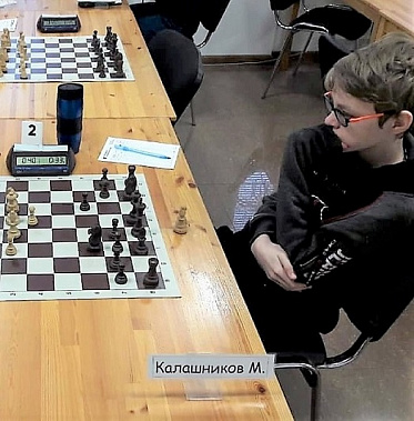 Победитель турнира Максим Калашников.