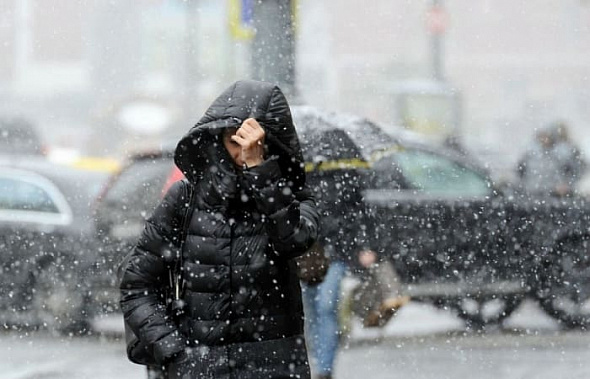 В Ростове прогнозируют мокрый снег с дождем и сильный ветер