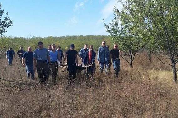 Бабушку нашли через шесть дней скитания в полях