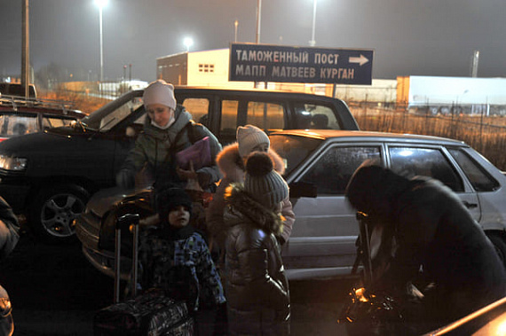 В Ростовскую область через госграницу за сутки прибыли 14,5 тысячи человек