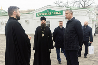 Ростов-на-Дону: белорусская делегация посетила Кафедральный собор Рождества Пресвятой Богородицы