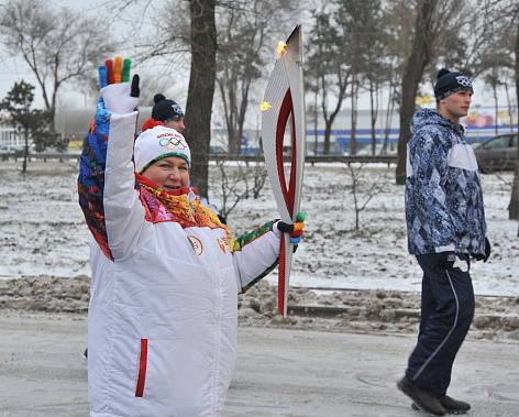 Ростов принял эстафету олимпийского огня