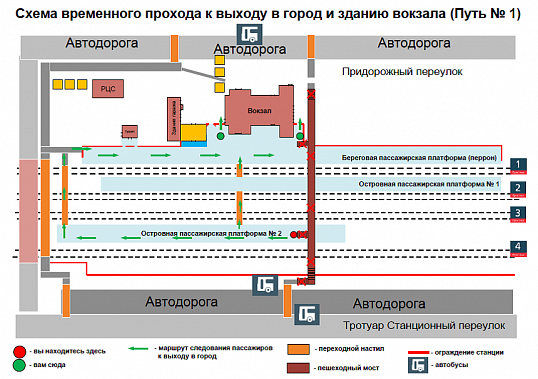 Туда ходи — сюда не ходи: проход через мост на вокзальном комплексе станции Каменская ограничат до конца лета