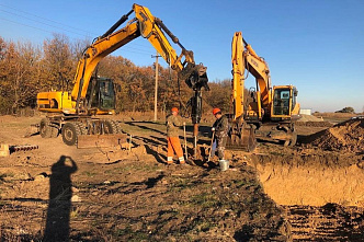 В Аксайском районе начали строить сети водоснабжения левобережной зоны
