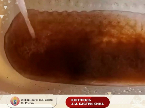 А цвет-то неестественный: глава Следкома России проявил интерес к проблемам с водой в донском селе Головатовка