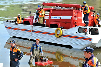 Донское МЧС отработало тушение ландшафтного пожара