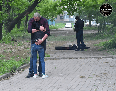 Донецк, микрорайон Текстильщик. 9.05.2022.