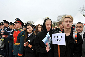 В ростовском парке «Левобережный» прошли показательные выступления военных