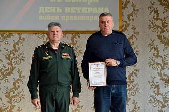 23 11 2024 В Южном округе Росгвардии отметили день ветерана войск правопорядка