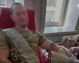 Росгвардейцы пополнили банк донорской крови ЛНР