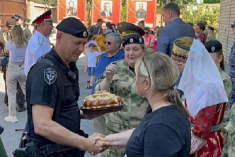 В Новочеркасск вернулись омоновцы отряда «Ермак»