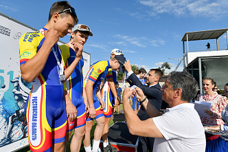 На ростовском треке проходят состязания по велосипедному спорту