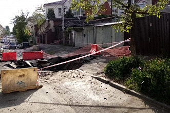 В центре Ростова из-за аварии часть домов осталась без горячей воды