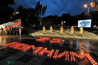 В Ростове прошла акция «Свеча памяти»