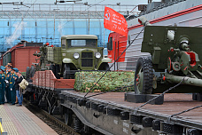 В Ростов-на-Дону сегодня прибыл ретропоезд «Победа»