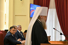 От церемоний к делам. В правительстве Ростовской области прошло официальное представление врио губернатора региона Юрия Слюсаря